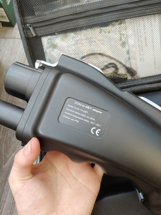 Перехідник adapter CCS2-GBT 300A olink для авто з Китаю 240квт Швидка зарядка остання версія переходника