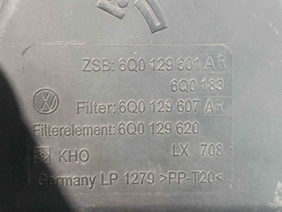 Caixa filtro ar SEAT Ibiza IV (6J5, 6P1)