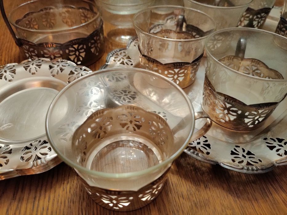 PRL zestaw do herbaty