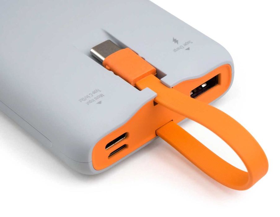 Повербанк Vinga 10000 mAh Dark grey (VPB1SQSCDG)