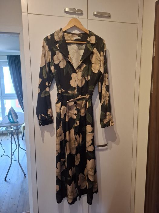 Sukienka maxi w kwiaty 100% wiskoza Mirons