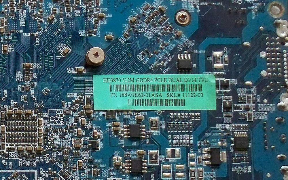 Retro Karta Graficzna ATI Radeon HD 3870 DDR4 512 Mb!