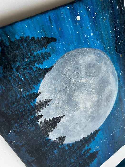 Piękny obraz malowany na płótnie "Warmia w pełni"