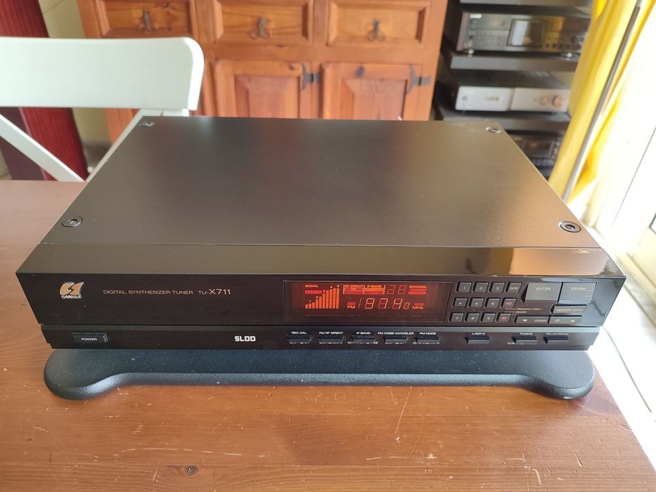 Sansui TU-X711 Magnífico Sintonizador Digital Impecável!