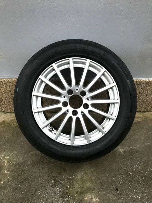 1x Jante Mercedes 16 5x112 original com pneu