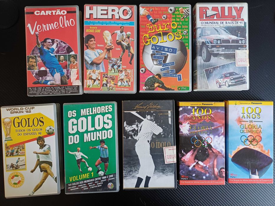 Lote VHS desporto