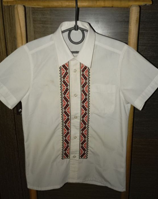 Вишиванка на хлопчика (вышиванка мужская) зріст 140