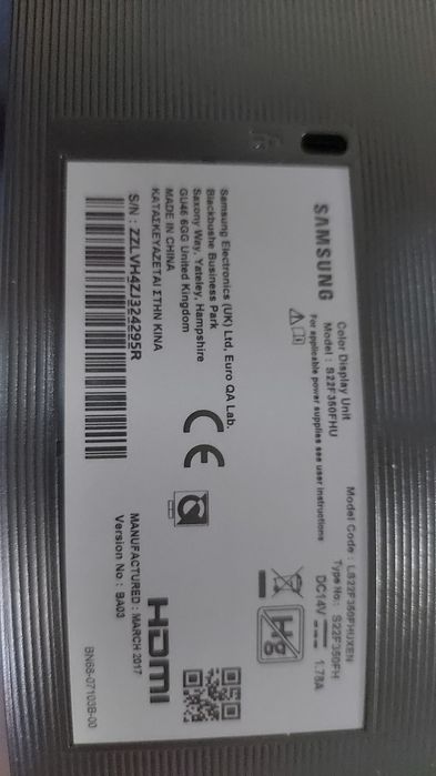 Monitor Samsung 22 Polegadas64751806590209121