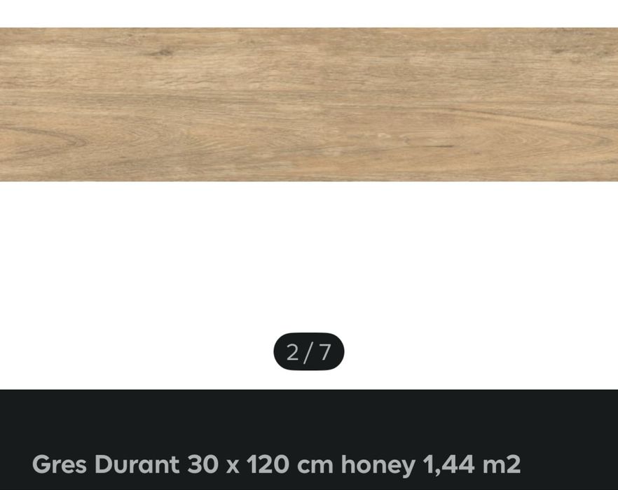 Płytka podłogowa Gres Durant 30 x 120 cm honey