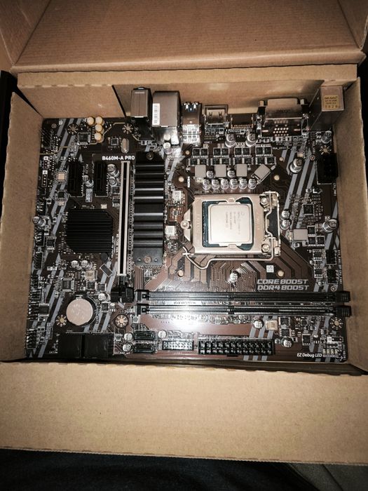 MSI B460M -A Pro + i5 10400f