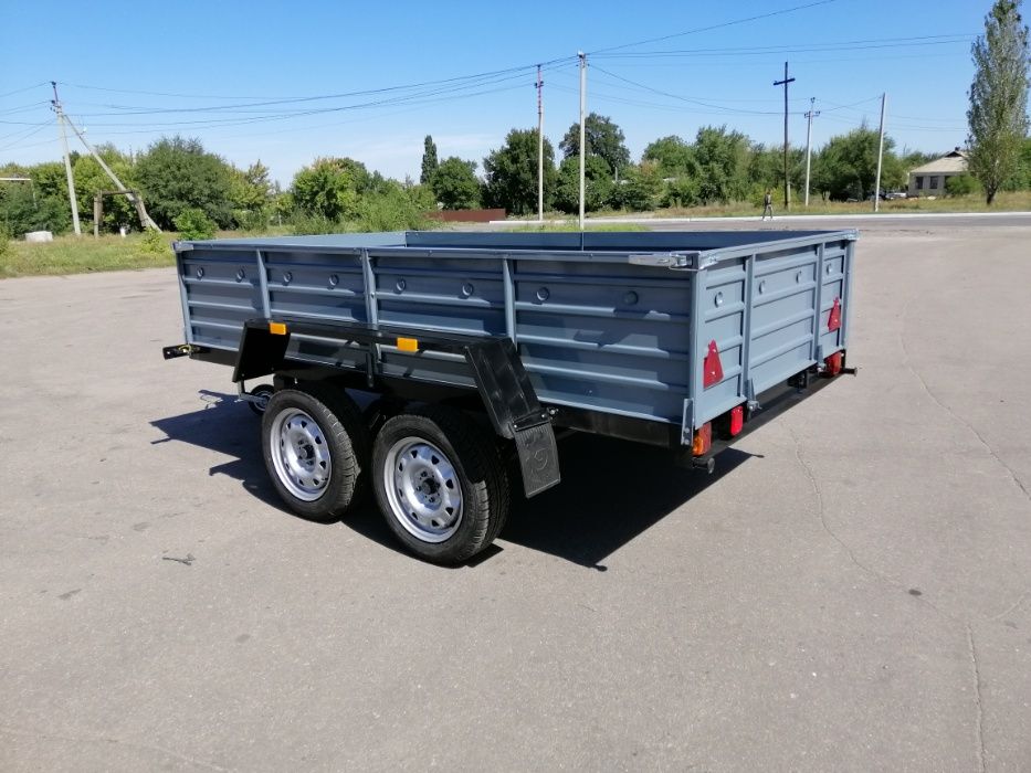 Двохосний Причіп для Легкового Авто. КременьКРД. Прицеп для авто