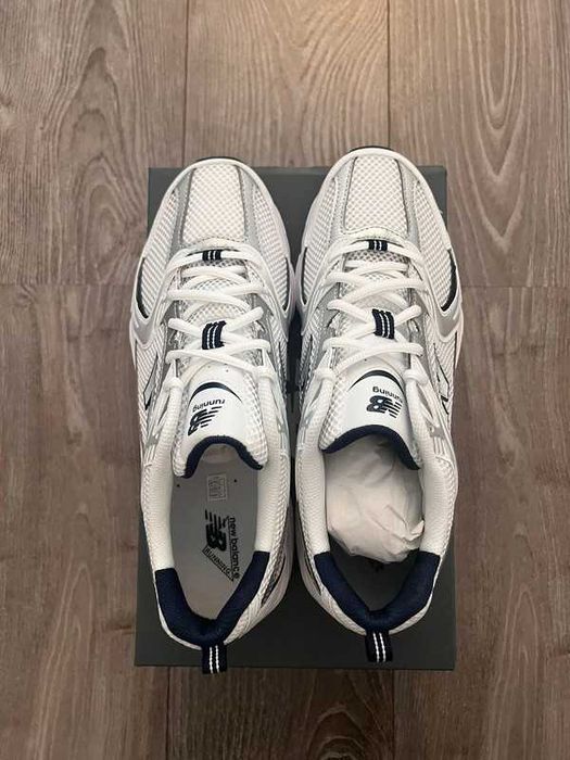 New_Balance_530_White_Silver_Navy R.43
