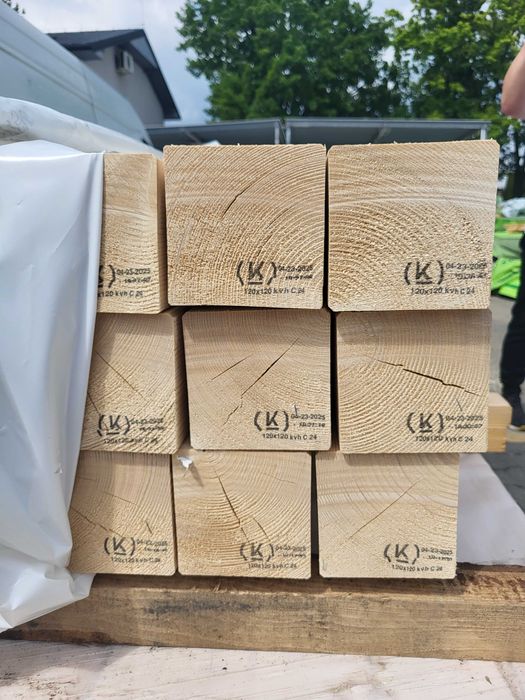 Drewno konstrukcyjne KVH kantówka C24 100x100mm DOSTAWA PROMOCJA