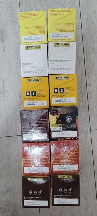 Zestaw owocowych Angielskich herbat Twinings