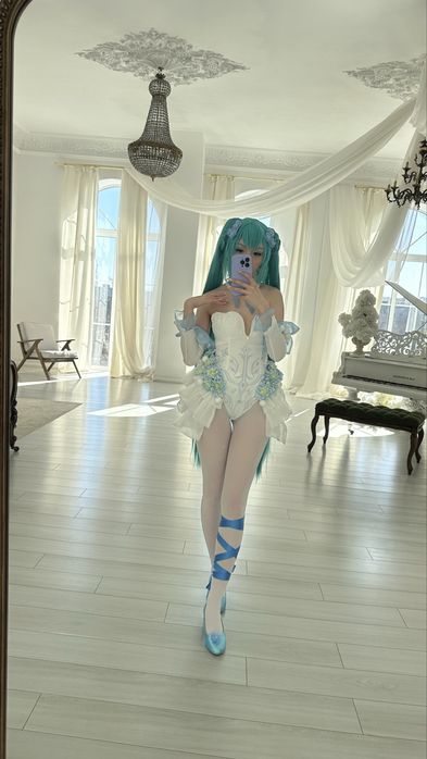 Косплей Хатсуне Міку Hatsune Miku flower fairy