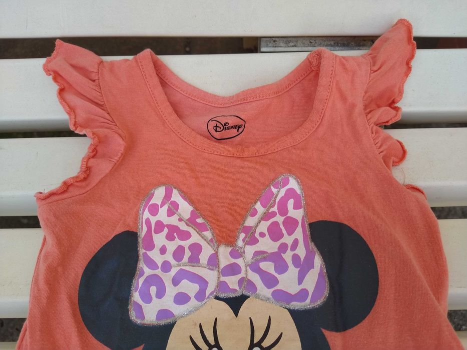 Camisola / T-Shirt da Disney - Minnie Mouse - Tamanho 2 Anos