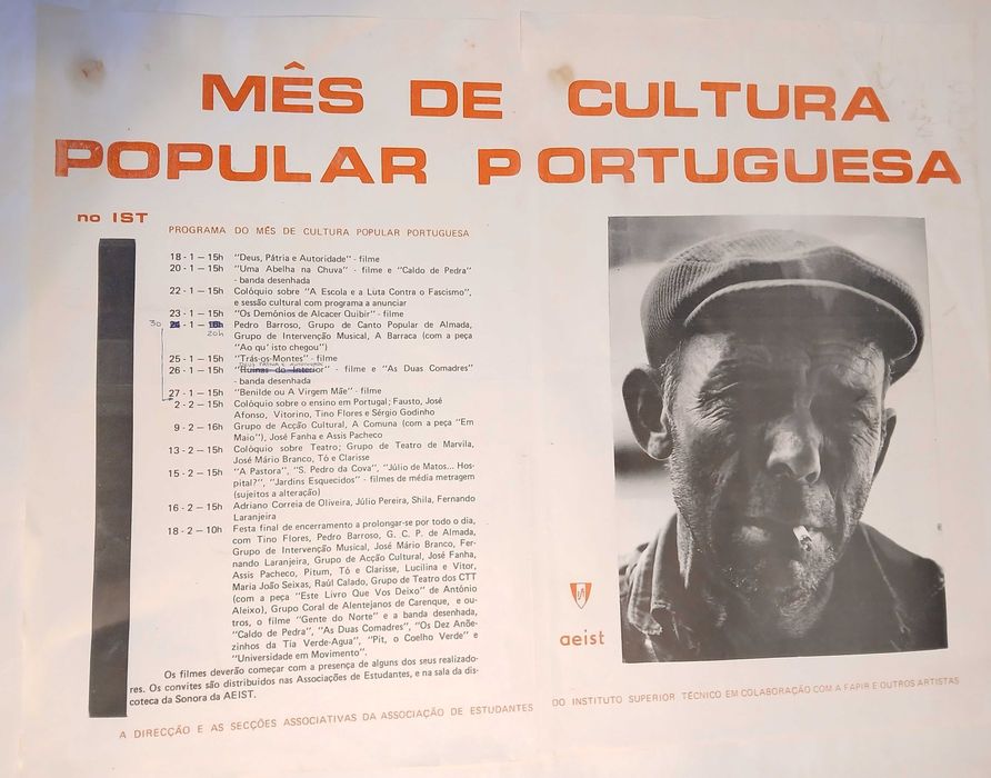 Cartazes cinema em Portugal a seguir ao abril 1974