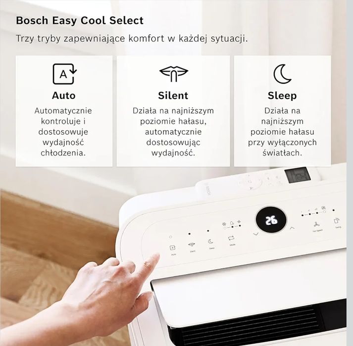 Bosch Cool 2000 Klimatyzator przenośny 3w 1  Kamper  - dom