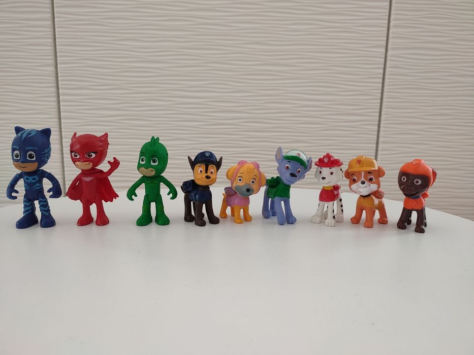 Figuras PJ Mask e Patrulha Pata