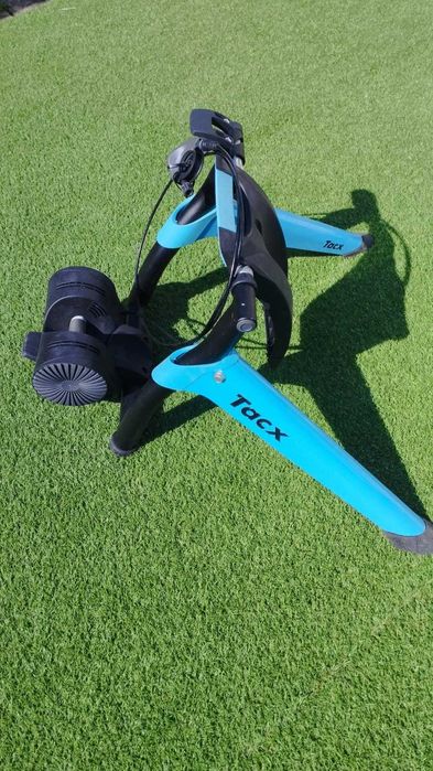 Tacx Boost Pack - Rolo de bicicleta, Azul e Preto