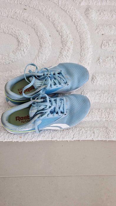 Ténis Reebok Nano X3 azuis, tamanho 36