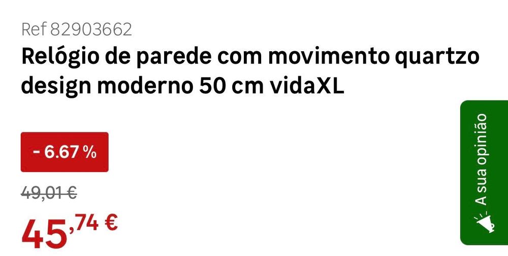 Relógio de parede