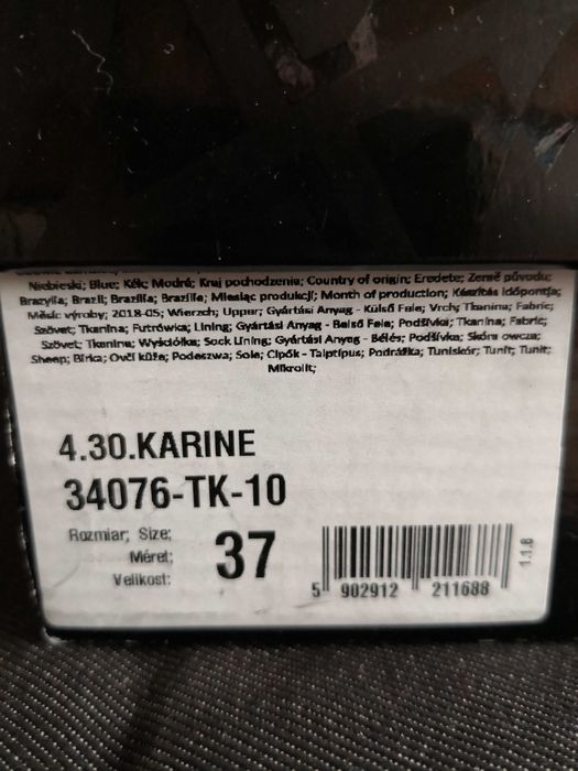 Botki KAZAR rozmiar 37