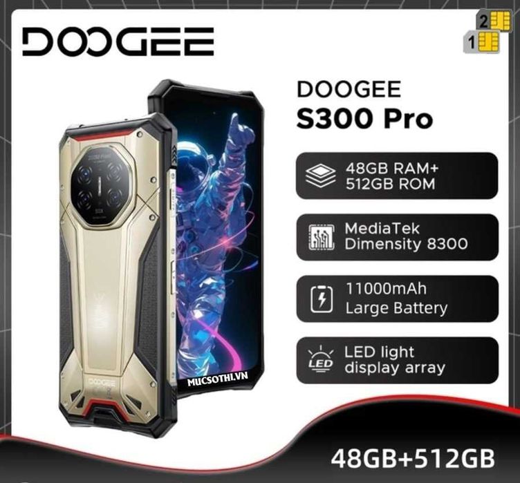 Doogee S300 Pro 5G 16GB/512GB IP69K 2.2GHz