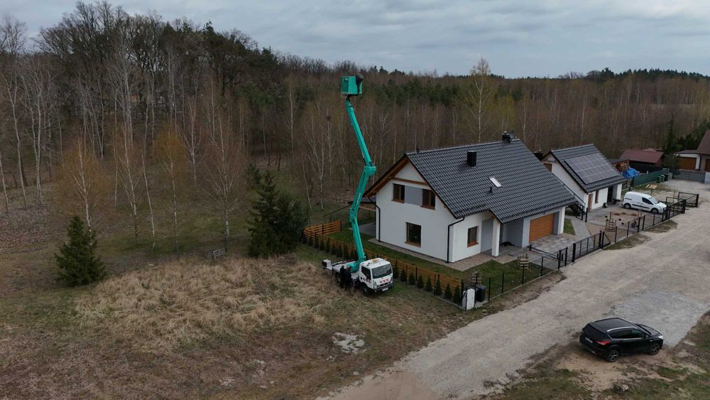 Wynajem podnośnika koszowego 24 m z operatorem – usługi wysokościowe