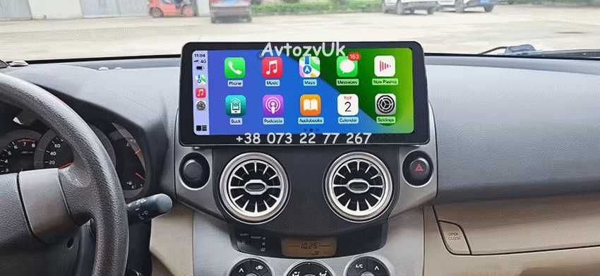 Магнітола RAV4 Toyota RAV 4 RAV-4 GPS USB Тойота Рав 4 CarPlay Андроїд