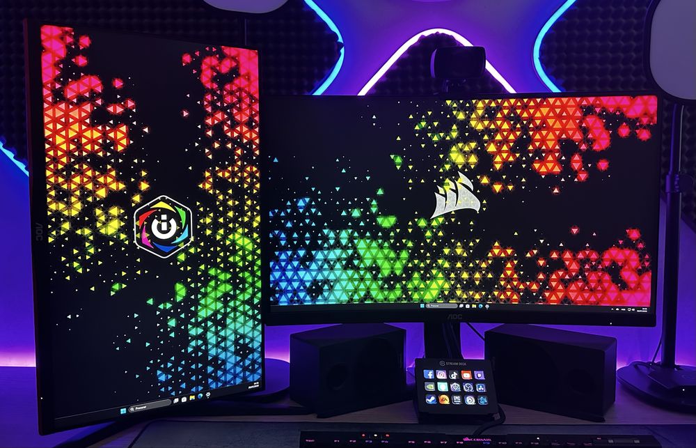 Pack 2 Monitores Gaming AOC 144Hz | AOC 27” CQ27G2U + AOC 24” 24G2U