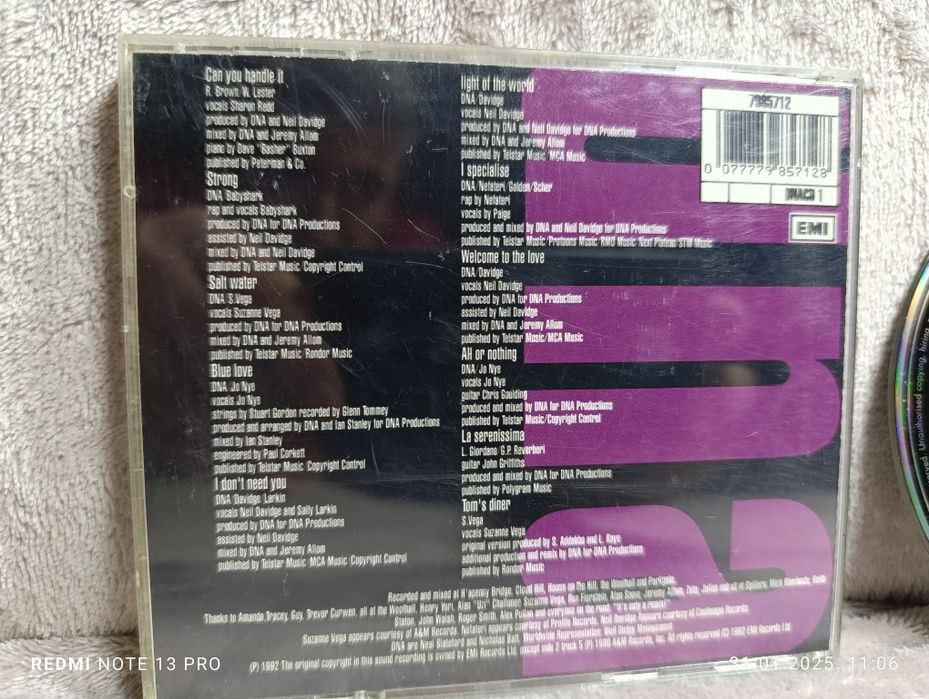 Płyta CD dna album z 1992