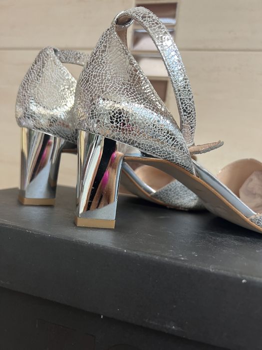 Czółenka srebrne r.38 ZIGN