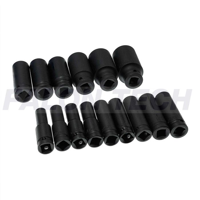 Набір ударних торцевих головок 1/2 - 10-32 мм 15 шт Falon-Tech FT2215