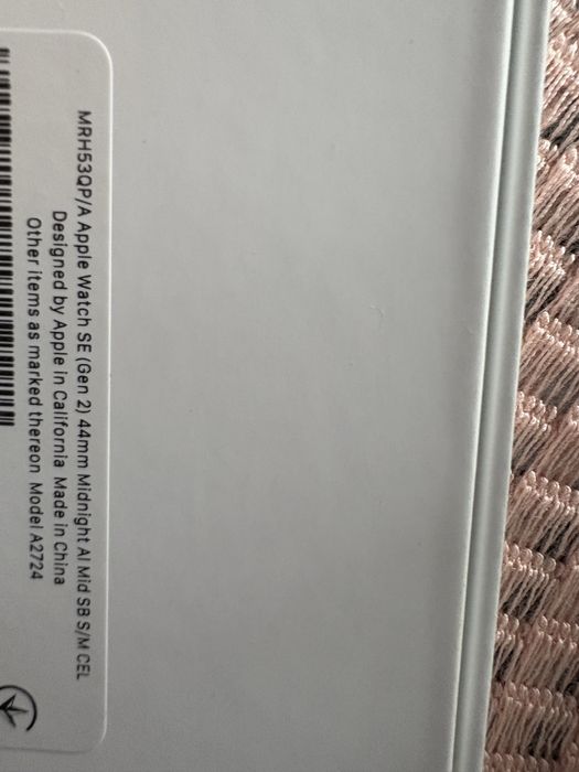 Apple watch SE 2 gen 44 mm midnight