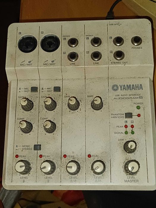 Interface de áudio da Yamaha Audiogram 6.
