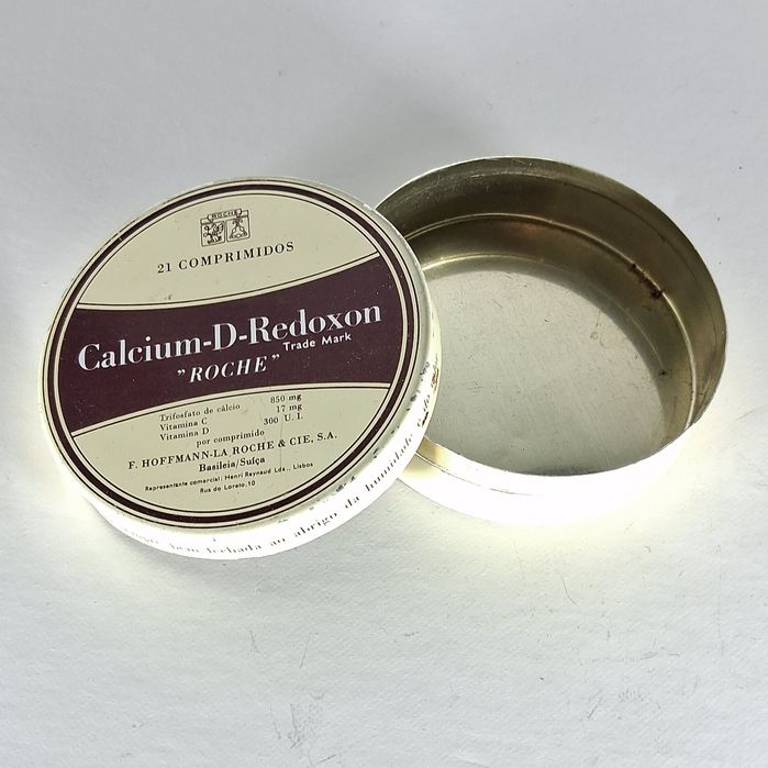 Lata antiga Calcium-D-Redoxon