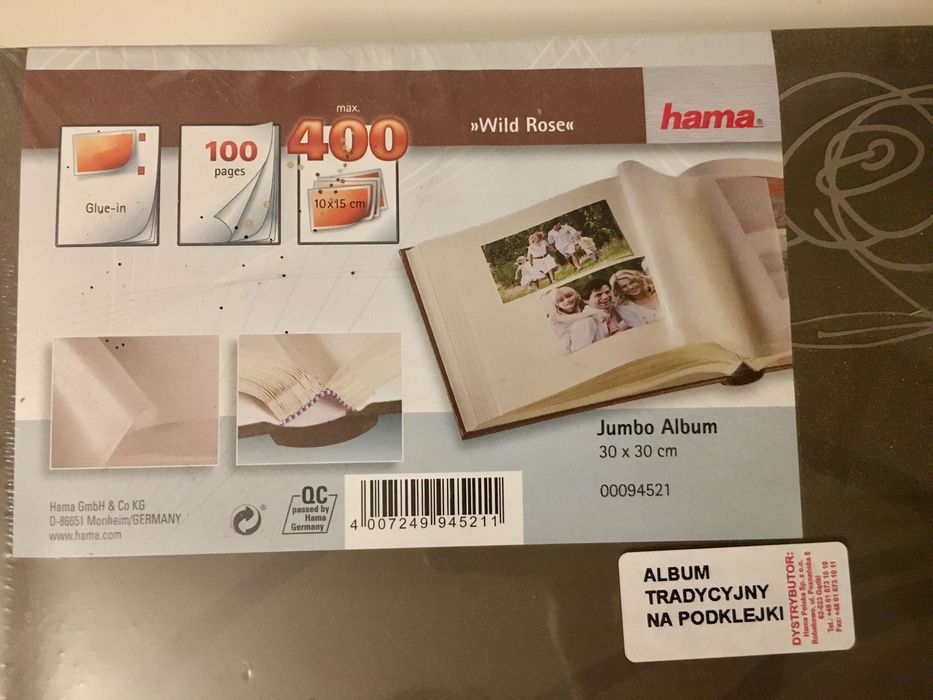 OBNIŻKA Album HAMA Wild Rose 30X30/100 Brązowy