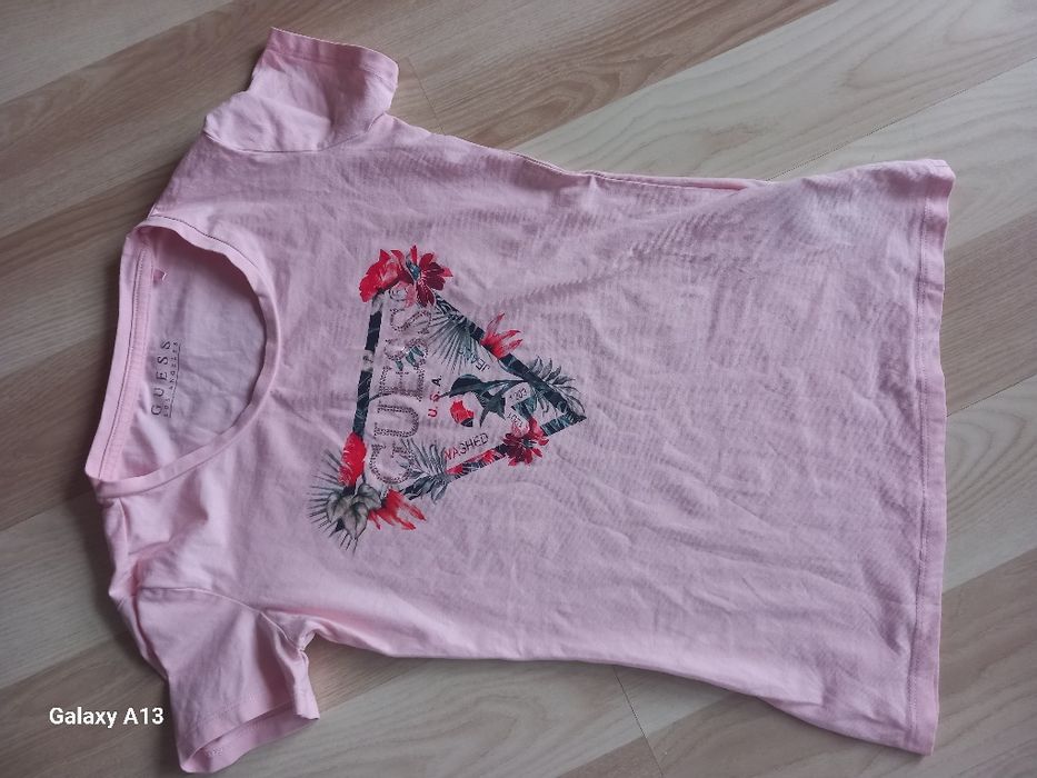 Guess różowa oryginalna bluzka xs