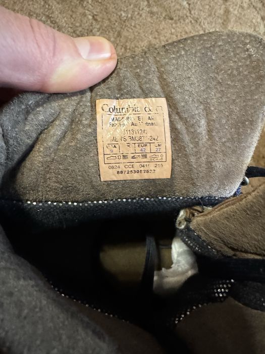 Ботинки мужские коламбия