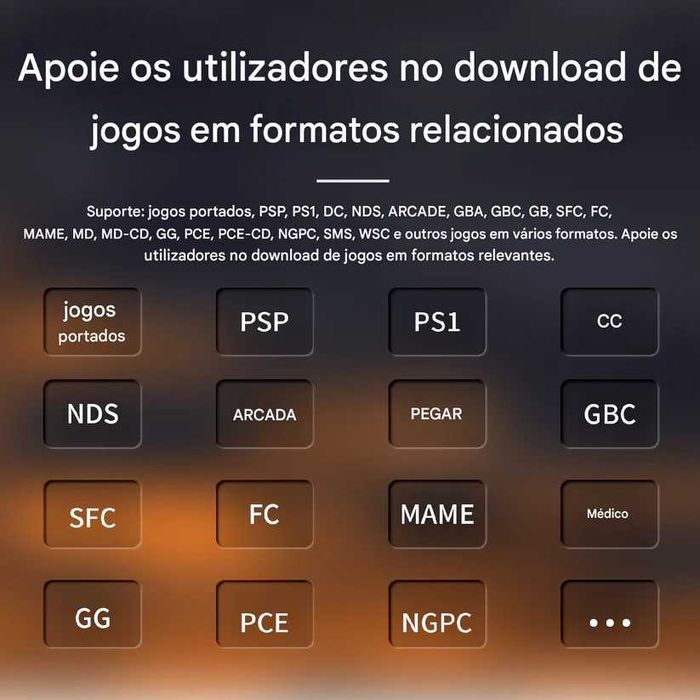Portátil Retro GameMaster 35H | WiFi e Bluetooth Sistema Linux