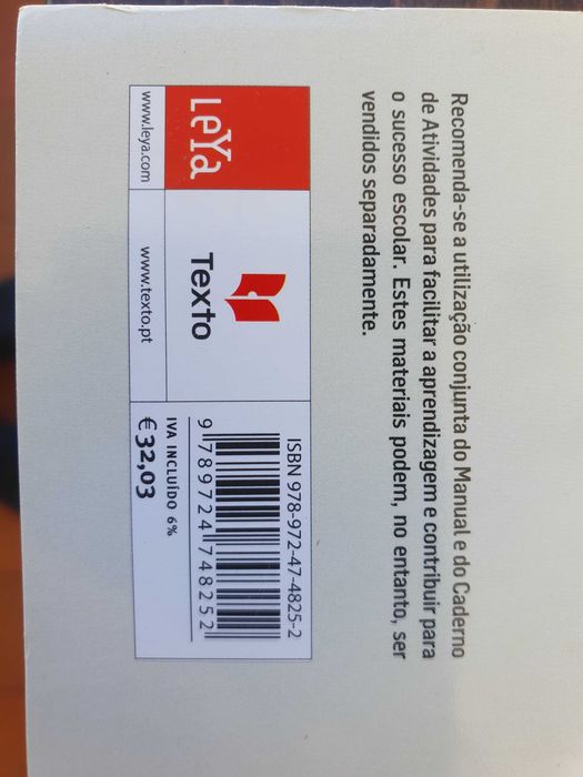 Livro Escolar Geografia A - 10 Ano NOVO
