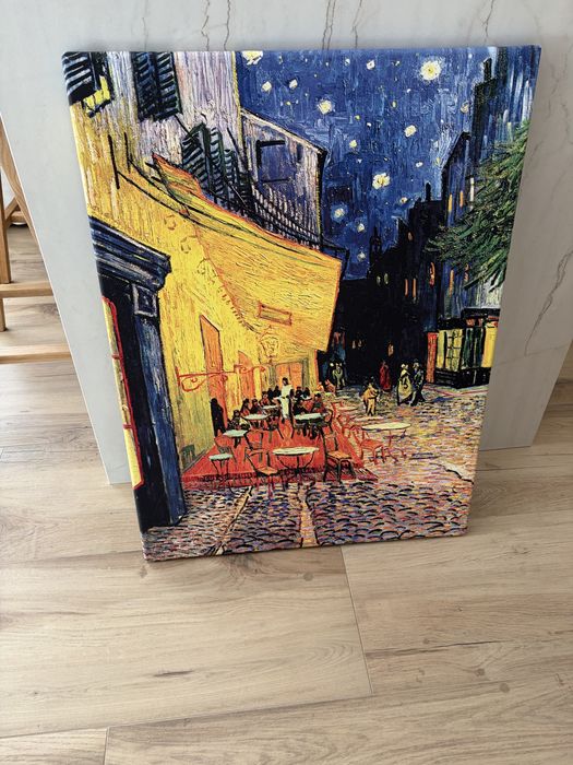 Dekoracja scienna na płótnie z motywem Café Terrace At Night