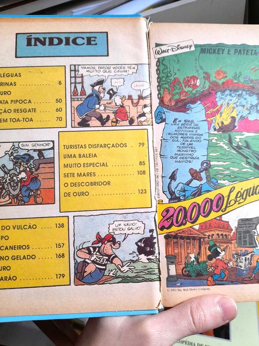 Livro de BD Disney Especialíssimo Número 50 Coleção Anos 90