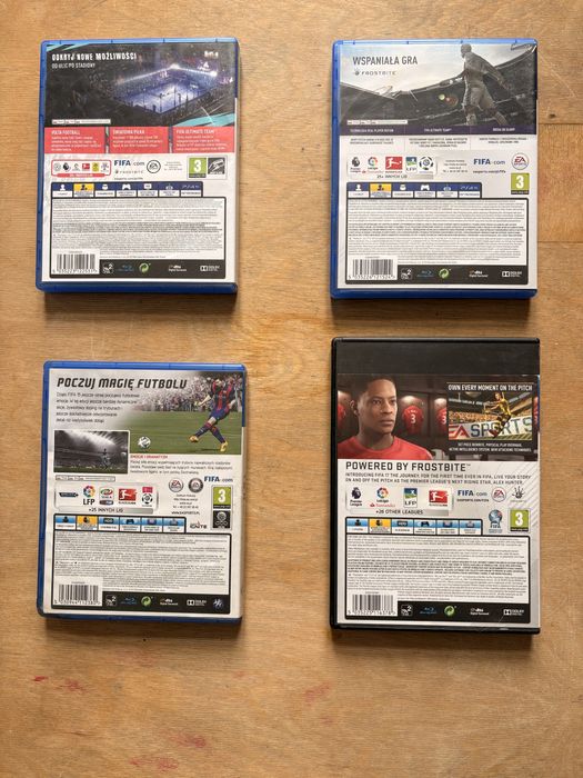 PS4/PS5 fifa kolekcja -15,17,18,20