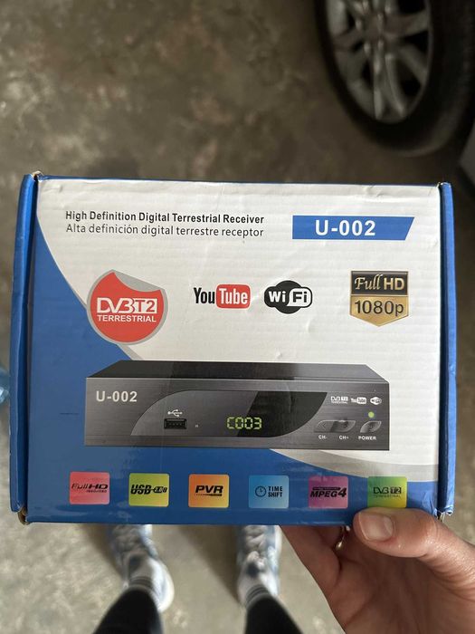 ТВ-тюнер U-002 DVB-T2 з Wi-Fi та USB