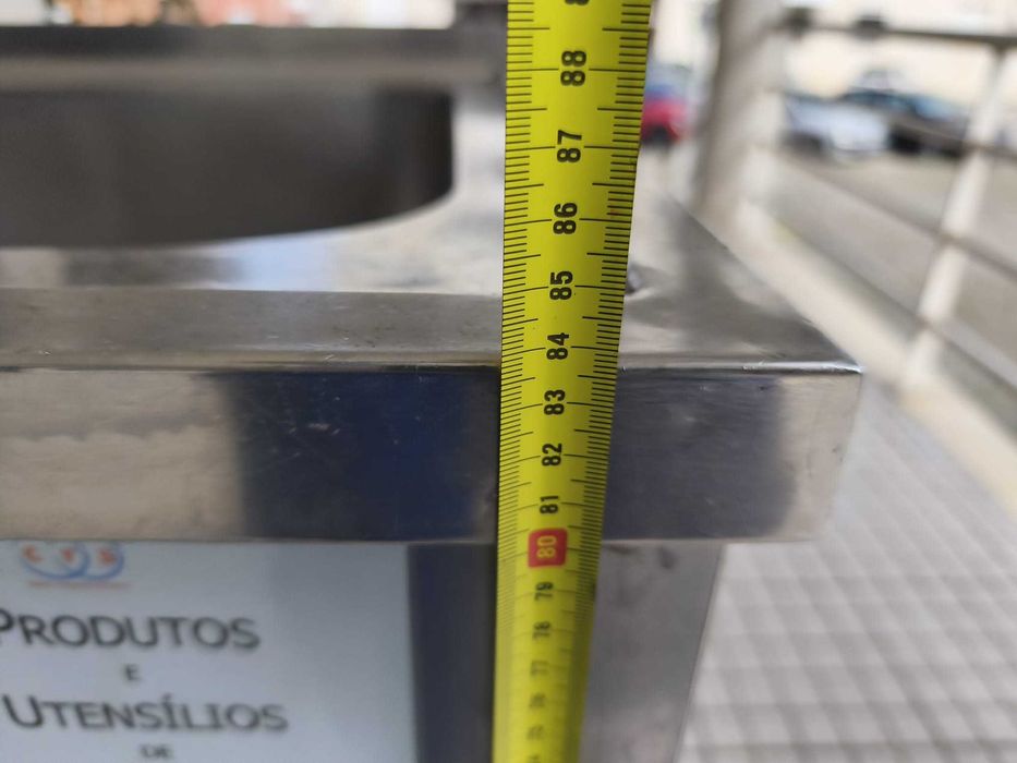 Bancada dupla inox