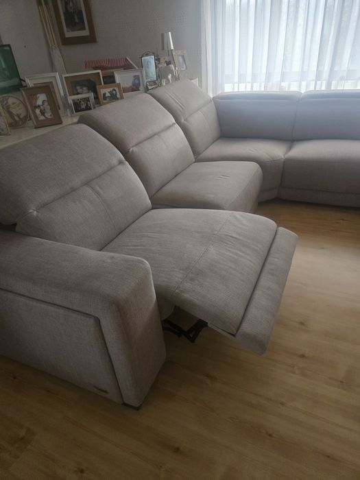 Sofá  com chaise elétrico