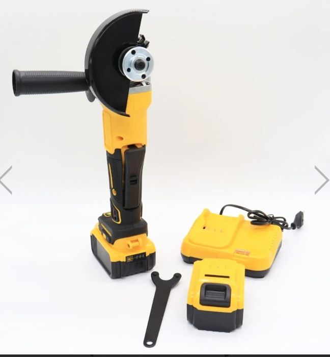 Акумуляторна болгарка 125 + 2 акумулятори 24В / Кутова шліфмашина