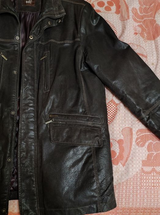 Куртка мужская демисезонная. Кожаная.